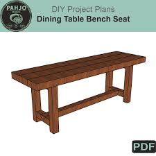 How do you build a banquette storage bench? Diy Dining Table Bench Plans Pahjo Designs