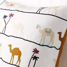 You need to zoom the picture to clearly apart from the camel this is a masterpiece of a painting because as you see there is a mans face madeup of animals.from far. Tilltalande Cushion Cover Camel Pattern Brown 50x50 Cm Ikea
