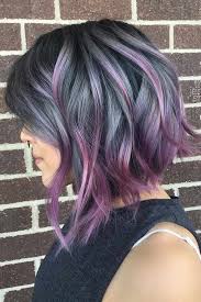 Black And Rainbow Hair Color Rainbow Hair Ideas For Brunette Girls No Bleach Required See More Lovehairstyles Co Bleach Brunette In 2020 Hair Styles Hair Color Purple Short Hair Styles