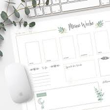 Neu In Kurze Kommt Unsere Neue Schreibtischunterlage Aus Papier Mit Wochenplanung Dankbarkeitsubung To Do Listen Und Vie Planner Instagram Photo And Video