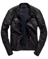 Mens Idris Jackets And Coats Leather Jacket Jackets Biker Wear