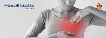 The first symptom of breast cancer that most women notice is a lump or an area of thickened tissue in their breast. 7 Warning Signs Of Breast Cancer