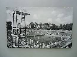 Ansichtskarte Herne Stadt Sommerbad 50 60er Stadt Sommerbad Schwimmbad Schwimmbader Sommer Bad