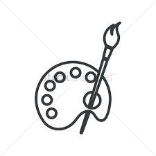 Black And White Vector Palette Pin On Food Vectors Background