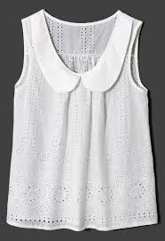 Peter Pan Collar Eyelet White Top New Arrivals Retro Indie And Unique Fashion Blusas Femininas Moda Moda Feminina