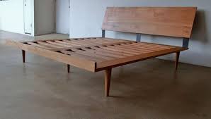 .century bed vintage mid century bed full mid century bed king mid century platform bed danish bed mid century modern bed mid 287 results for mid century bed. Rustic Birch Wood Mid Century Modern King Size Platform Bed With Wide Headboard Style And Pallet Modern King Bed Frame Modern Bed Frame Mid Century Modern Bed