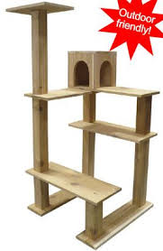 Cedar Crystal Tower Outdoor Friendly Cat Tree Condo Diy Cat Tree Outdoor Cat Tree Cat Tree