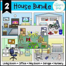 House Clip Art Bundle 2 Functional Life Skills Clip Art Basic Concepts