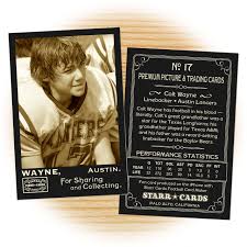 Please note we will crop the picture and professionally finish and make the card after purchase, giving you the absolute best quality product. Make Your Own Football Card With Starr Cards