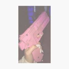 Aesthetic gun pfp / gun aesthetic on tumblr : Aesthetic Pink Pistol Poster By Outofstep Redbubble