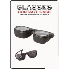 メガネ型のコンタクトケース glasses contact lends holder ピルケース ケース