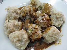 Jakarta Siomay My Favorite Indonesian Food Fish Dumplings Eaten With Peanut Sauce And Sweet Soy Sauce Whole Food Recipes Real Food Recipes Asian Recipes