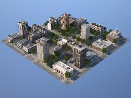 City Medium Size 3ds 3d Model 3d Model City Model City Design
