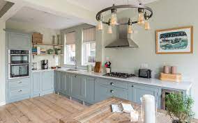 Pale Blue Shaker Kitchen Shaker Style Kitchens Blue Shaker Kitchen Kitchen Refurbishment