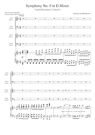 Бетховен поль мориа симфония 9 4 часть ода к радости. Beethoven Symphony No 9 4th Movement Piano Solo With Chorus Sheet Music For Piano Soprano Alto Bass More Instruments Mixed Quintet Musescore Com