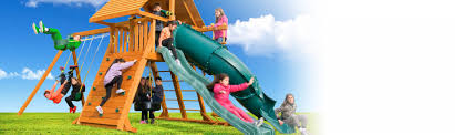 7 foot deck slideinstallation is easy! Backyard Playground Equipment Playsets Outdoor Jungle Gyms