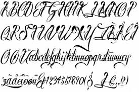 Fonts Calligraphy Letters Tattoos Calligraphy Letters Tattoos Tattoo Lettering Graffiti Lettering Fonts Tattoo Fonts