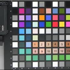 Nist Cqs Color Test Chart Left And X Rite Digital