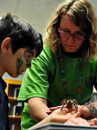 Children get buggy at UGA Insect Zoo