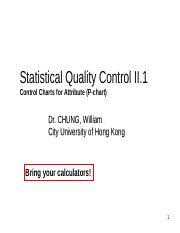 4 2 1 Spc Ii_1 P Or Np Chart _s Ppt Statistical Quality