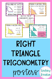 Right Triangle Posters Word Wall In 2020 Geometry Words Math Posters High School Upper Elementary Math
