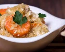 Recette De Risotto Leger De Quinoa Au Citron Confit Et Crevettes Caramelisees Recette Recette Risotto Recette Croq Kilos Recette