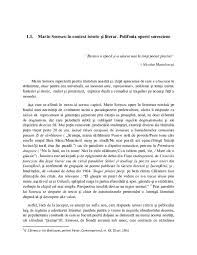 Doc Marin Sorescu Repere Generale De Basota Ionela Ionela Basotă Academia Edu