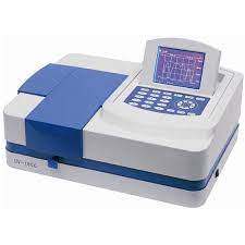 This is done by measuring the intensity of light that passes through. Uv Vis Spectrophotometer Double Beam Ultraviolet Visible Spectrophotometer Uv Spectrophotometer Uv Visible Spectrophotometer Ultraviolet Vis Spectrophotometer à¤¯ à¤µ à¤µ à¤†à¤ˆà¤à¤¸ à¤¸ à¤ª à¤• à¤Ÿ à¤° à¤« à¤Ÿ à¤® à¤Ÿà¤° Prolific Instruments