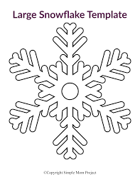 8 Free Printable Large Snowflake Templates Snowflake Template Printable Snowflake Template Paper Snowflake Patterns