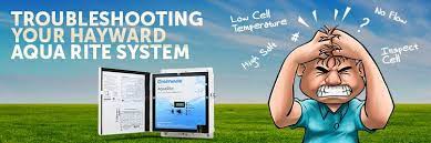 The most common concern we get for salt system owners is that the the salt cell is not producing chlorine. Diagnosing And Troubleshooting Your Hayward Aqua Rite System