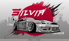 Silvia S14 Dasha Oten Draw To Drive Nissan Silvia Car Artwork Automotive Art