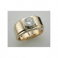Jewellery Shops Hatton Garden Bezel Set Diamond Ring Gold Ring Designs Mens Gold Rings