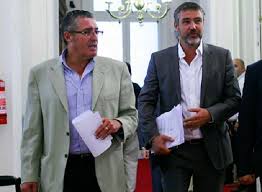 Lerou, sin asco y con una buena dosis de oportunismo apoyó al diputado dc roberto león y al 'emergente' candidato a senador por el norte, fulvio rossi. Jorgepizarro El Desconcierto