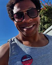 Had to brave the elements today 😮‍💨😜 but I got it done!! #vote  #harriswalz2024