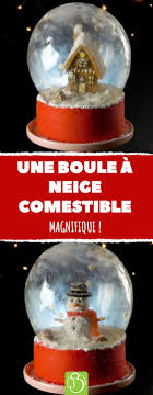 Une Boule A Neige Comestible Magnifique Boule Noel Gateau Dessert Noel Fete Idee Recette Boule De Neige Snow Cake Gateau Boule De Neige