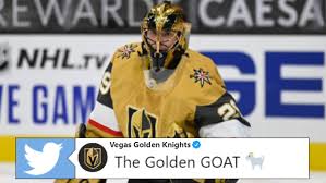 Golden signified the gold medals the team had won while knights alluded to the team's ambition to conquer the skies. Marc Andre Fleury S All Gold Gear Might Be The Single Craziest Hockey Style We Ve Ever Seen Article Bardown