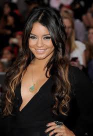 Vanessa Hudgens Long Curls Hair Highlights Vanessa Hudgens Hair Dark Hair