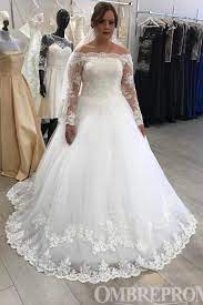 Elegant Off Shoulder Long Sleeves Ball Gown Wedding Dresses W770 Long Sleeve Wedding Dress Lace Long Sleeve Ball Gown Wedding Dress Plus Size Wedding Dresses With Sleeves