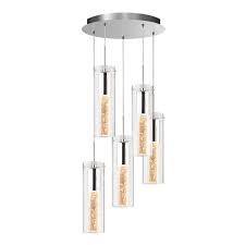 Find here online price details of companies selling tube light fixtures. Home Decorators Collection Dyveka Collection 5 Light Champagne Spiral Pendant Light Fixtur The Home Depot Canada