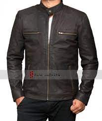 Avengers Endgame Infinity Distressed Captain America Leather Jacket Leather Jacket Men Distressed Leather Jacket Captain America Leather Jacket