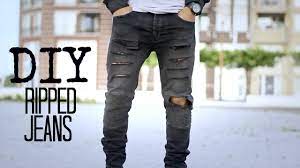 Apart from the jeans you will need a sharp tool like a scissor or knife or razor to rip the jeans and sand paper, steel wool or pumice stone to distress the jeans. Diy Ripped Jeans Youtube