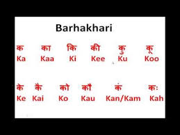 How To Write Speak Read Hindi Barakhadi Ka Kaa Ki Kee