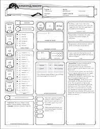d d character sheets d d tomb