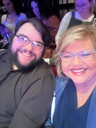 No matter how old he gets, my son Noah is always my Broadway Birmingham  date🥹 It's a rainy night but we're here!