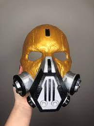 Caustic Blackheart Mask Apex Legends Prop Fan Art - Etsy