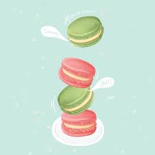 Hand Drawn Sweet Macarons Vector Free Image By Rawpixel Com Noon In 2020 Colorful Macarons Vector Free Macarons
