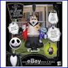 Gemmy the nightmare before christmas jack skellington airblown inflatable 5.5 ft tall w/bonus repair patches. 1
