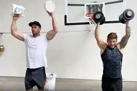 The app is called centr. Chris Hemsworth S Home Workout Proves You Don T Need Equipment To Get Jacked Man Of Many