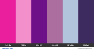 Photoshop magical color grading tutorial: Illustration Purple Pink Photoshop Colors Hex Rgb Codes
