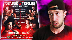 A boxing match between some of the biggest stars on youtube and tiktok will take place june 12. I Got Asked To Fight On Youtube Vs Tiktok Youtube